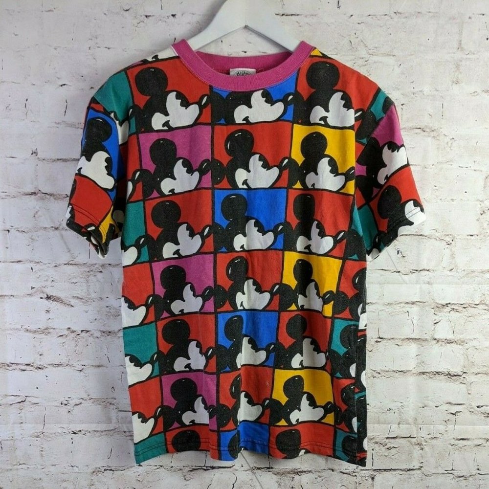 Vintage Mickey Co All Over Print T-Shirt